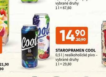 Terno Pivo staropramen cool nealko nabídka