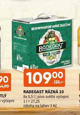 Terno Pivo radegast rázná 10 nabídka