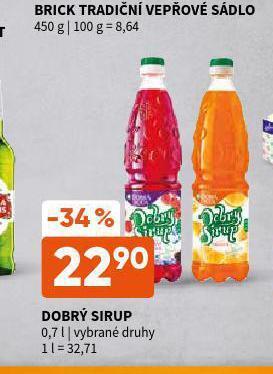 Terno Dobrý sirup nabídka