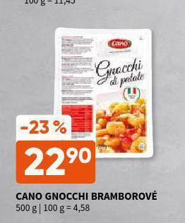Terno Cano gnocchi bramborové nabídka