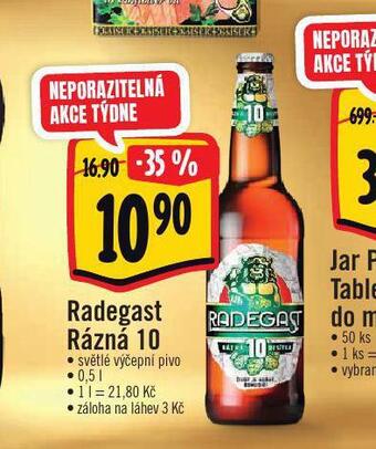 Jip Pivo radegast rázná 10 nabídka