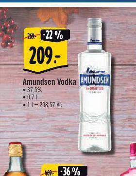 Jip Amundsen vodka nabídka