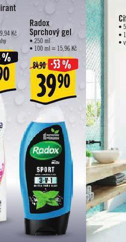Jip Radox sprchový gel nabídka