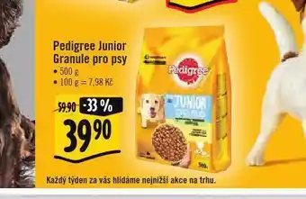 Jip Pedigree granule junior pro psy nabídka