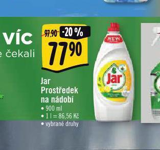 Jip Jar prostředek na nádobí nabídka