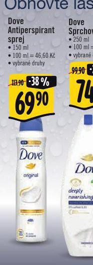 Jip Dove antiperspirant nabídka