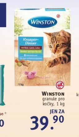 Rossmann Winston granule pro kočky nabídka