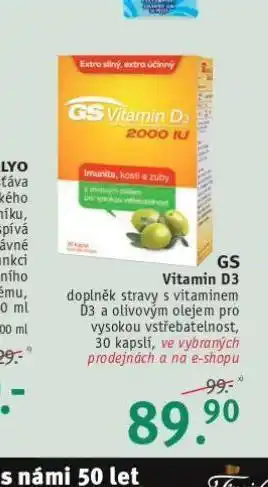 Rossmann Gs vitamin d3 nabídka