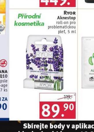 Rossmann Ryor aknestop roll-on nabídka