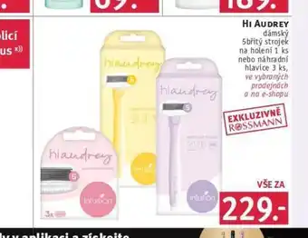 Rossmann Hi audrey dásmký holicí strojek nabídka