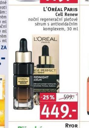 Rossmann Loreal paris sérum nabídka