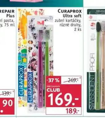 Rossmann Curaprox ultra soft zubní kartáčky nabídka