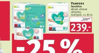 Rossmann Pampers dětské vlhčené ubrousky nabídka