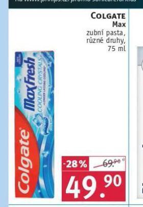 Rossmann Colgate max zubní pasta nabídka