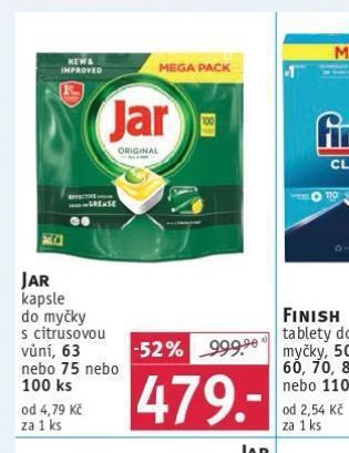 Rossmann Jar kapsle do myčky nabídka