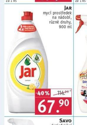Rossmann Jar prostředek na nádobí nabídka
