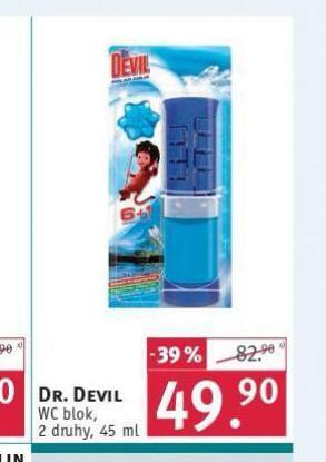 Rossmann Dr. devil wc blok nabídka