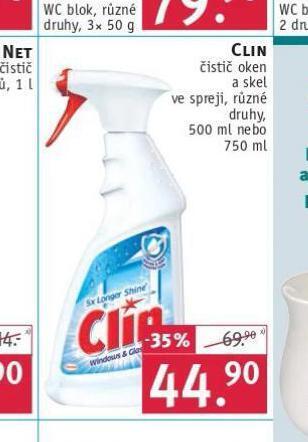 Rossmann Clin čistič oken nabídka