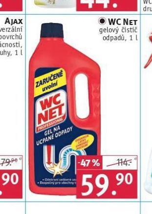 Rossmann Wc net gelový čistič odpadů nabídka