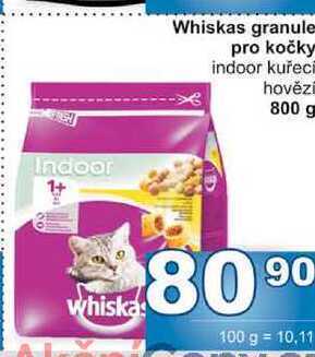 Jip Whiskas granule pro kočky 800g nabídka