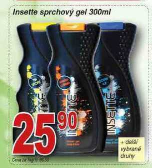 Hruška Insette sprchový gel 300ml nabídka