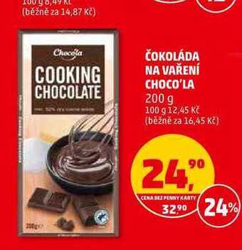 Penny Market Čokoláda na vaření choco'la, 200 g nabídka