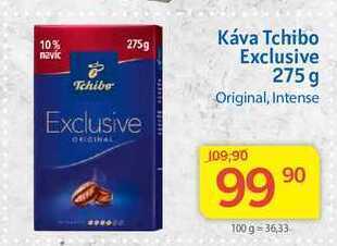 Kubík potraviny Tchibo exclusive káva 275 g nabídka