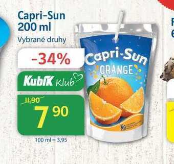 Kubík potraviny Capri-sun nápoj 200 ml nabídka