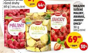 Penny Market Mrazem sušené maliny emco, 30 g nabídka