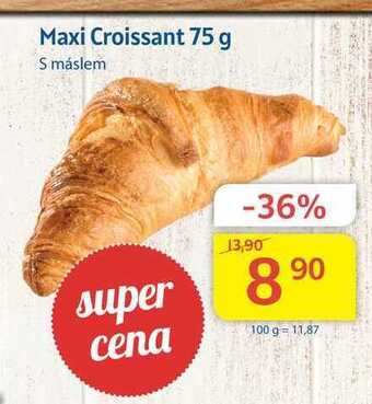 Kubík potraviny Maxi croissant s máslem 75 g nabídka