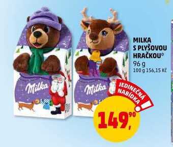 Penny Market Milka s plyšovou hračkou, 96 g nabídka