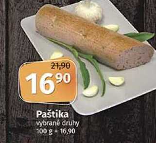 Coop Paštika vybrané druhy 100 g nabídka