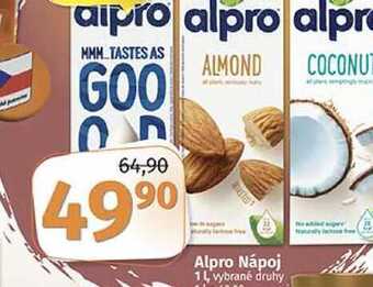 Alpro nápoj 1l, vybrané druhy