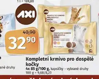Coop Kompletní krmivo pro dospělé kočky 4x 85 g kapsičky vybrané druhy nabídka