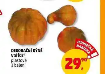 Penny Market Dekorační dýně v síťce, 1 balení nabídka