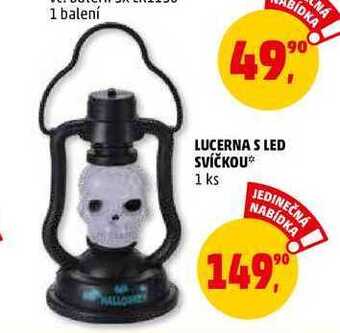 Penny Market Lucerna s led svíčkou, 1 ks nabídka