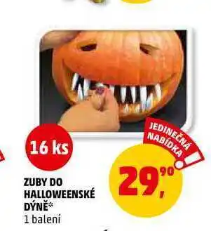 Zuby do halloweenské dýně, 1 balení