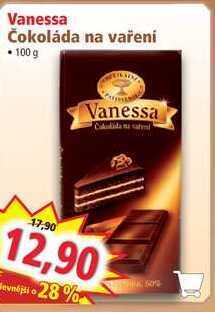 Norma Vanessa čokoláda na vařeni 100 g nabídka