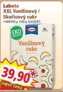 Norma Labeta xxl vanilinový/ skořicový cukr 600/450 g nabídka