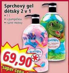 Norma Sprchový gel dětský 2 v 1 1l nabídka