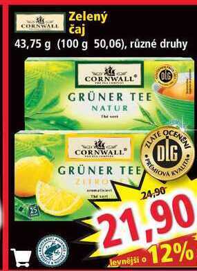 Norma Zelený čaj 43,75 g nabídka