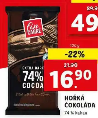 Lidl Hořká čokoláda, 100 g nabídka