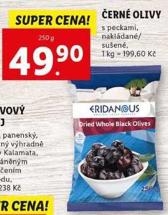 Lidl Černé olivy, 250 g nabídka