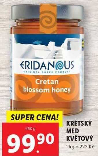 Lidl Krétský med květový, 450 g nabídka