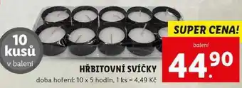 Lidl Hřbitovní svíčky, 10 ks v balení nabídka