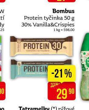 Teta Bombus protein tyčinka nabídka