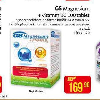 Teta Gs magnesium + vitamin b6 nabídka