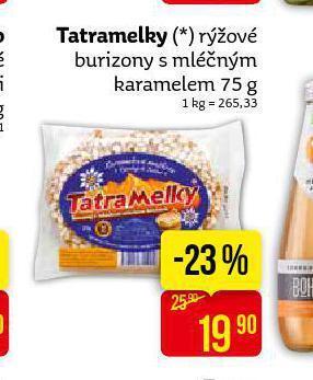 Teta Tatramelky rýžové burizony s mléčným karamelem nabídka