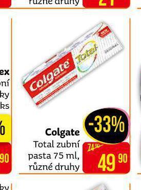 Teta Colgate total zubní pasta nabídka