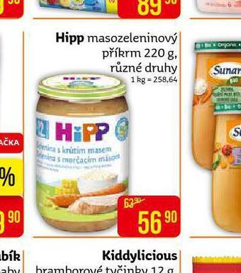Teta Hipp masozeleninový příkrm nabídka